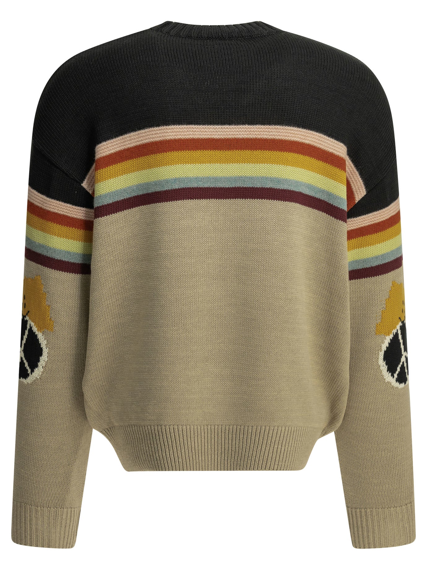 Kapital "2 Tones Peckish Rainbow" crewneck sweater - Blue