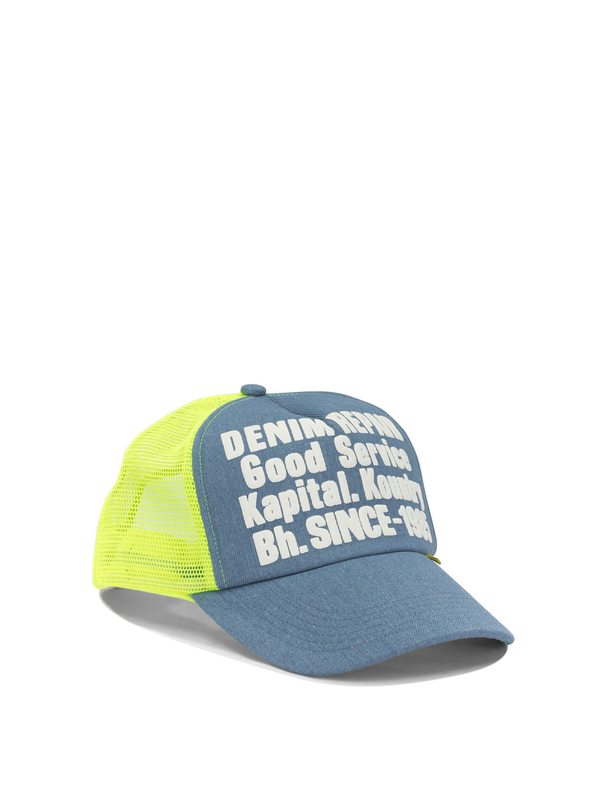 Kapital "Denim Repair Service" trucker hat - Yellow