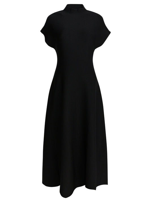 Khaite "Lyra" midi dress - Black
