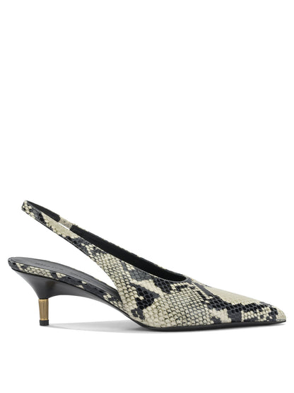 Khaite "Bella 55MM" Slingback - Beige