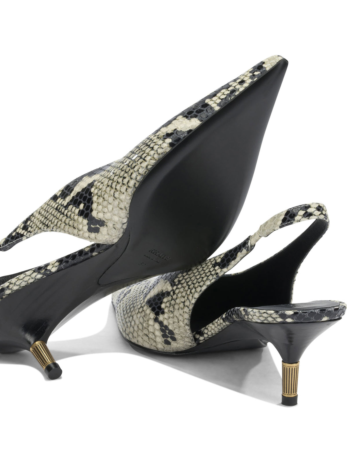 Khaite "Bella 55MM" Slingback - Beige