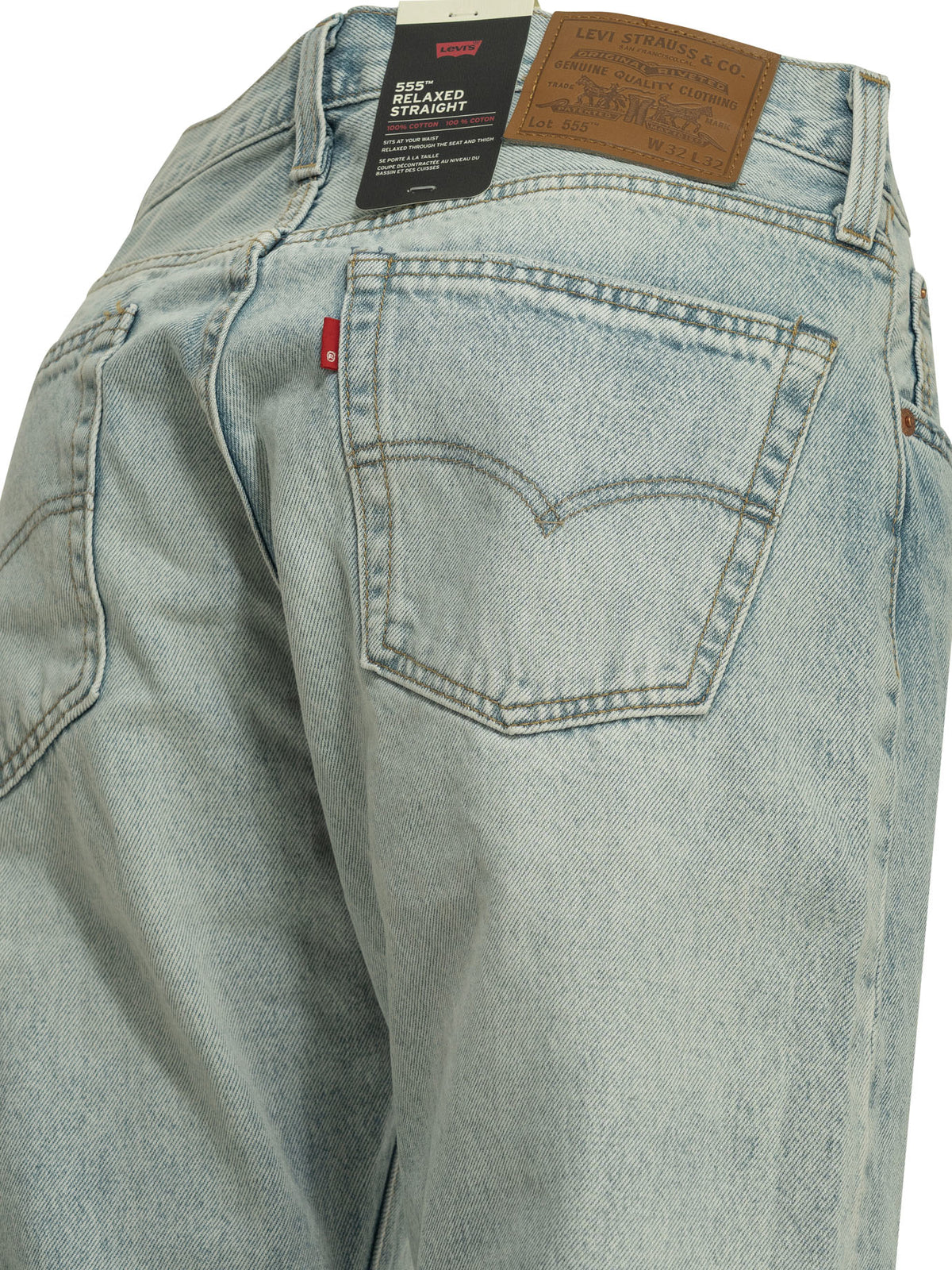 Levi's "555™ Relaxed Straight" Straight  Leg Jeans - Light Blue