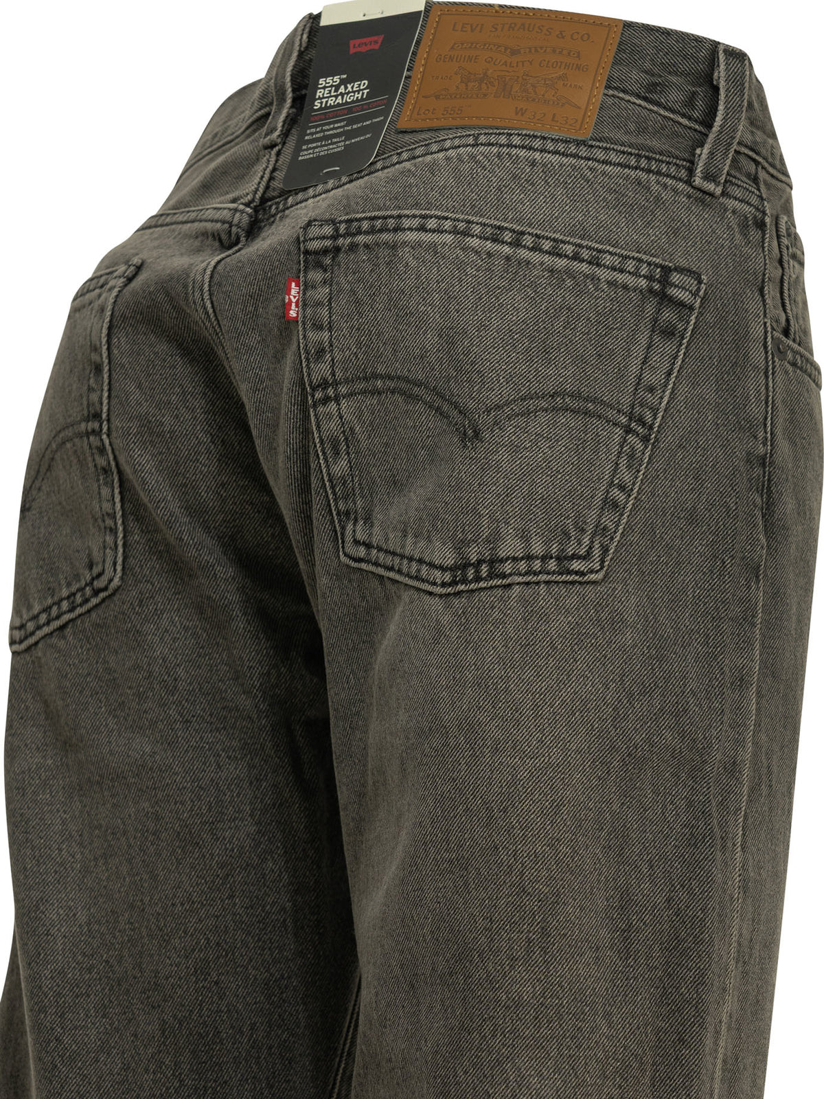 Levi'S "555™ Relaxed Straight" Straight  Leg Jeans - Black