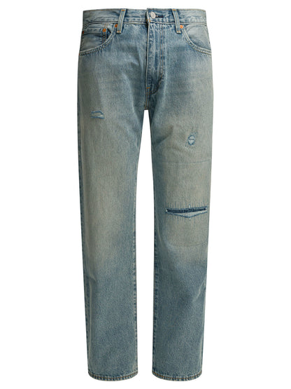 Levi'S "555™ Relaxed Straight" Straight  Leg Jeans - Light Blue