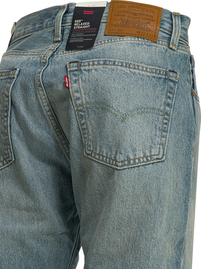 Levi'S "555™ Relaxed Straight" Straight  Leg Jeans - Light Blue