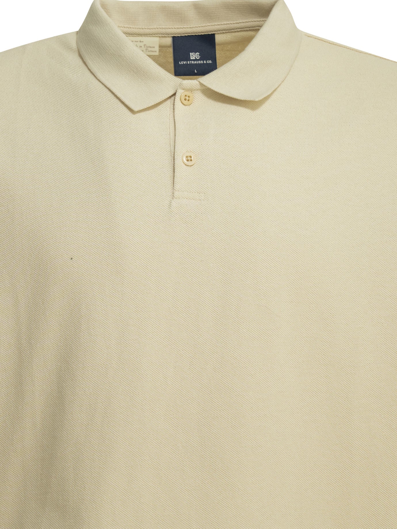 Levi'S "Levi's Blue Tab" Polo shirt with buttons - Beige