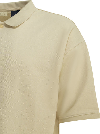 Levi'S "Levi's Blue Tab" Polo shirt with buttons - Beige