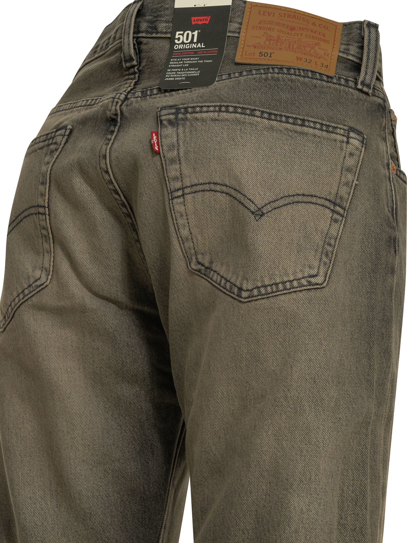 Levi'S "501 Original" Straight-leg jeans - Grey