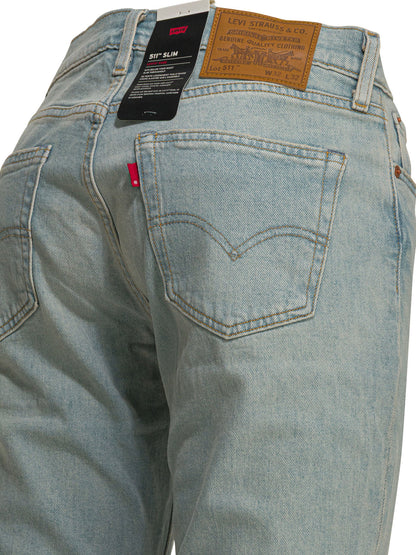 Levi'S "511 Slim" Straight Leg Jeans - Light Blue