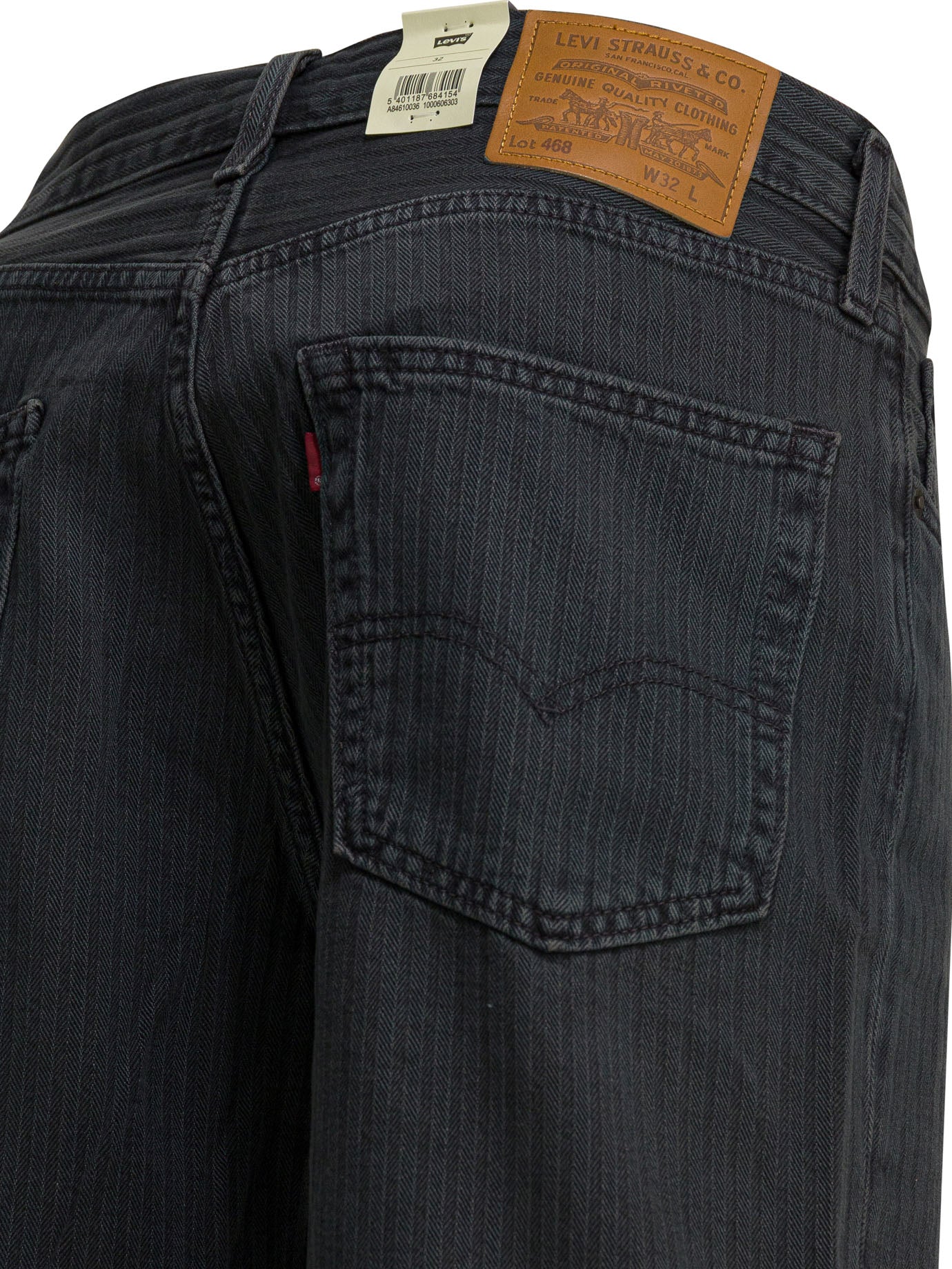 Levi'S "468 Stay Loose" Five-pocket shorts - Black