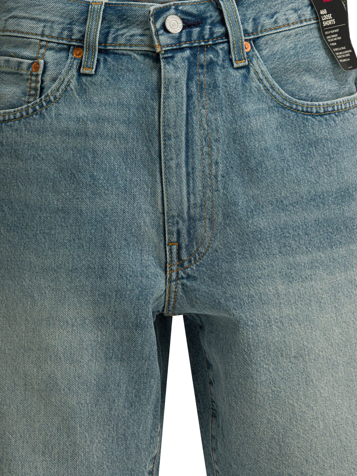Levi'S "468 Stay Loose" Five-pocket shorts - Light Blue