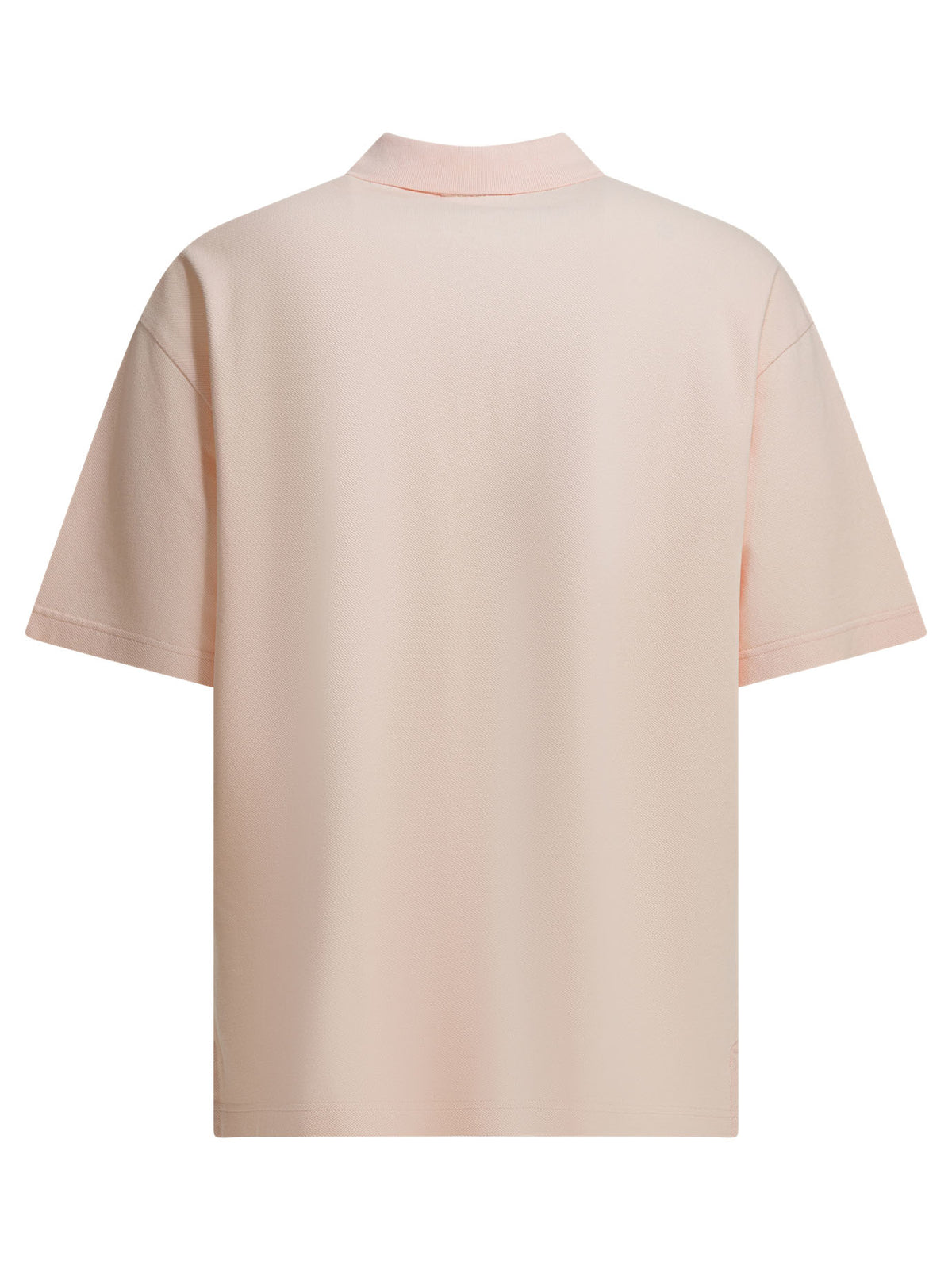 Maison Kitsuné "Fox Head" Polo shirt with buttons - Pink