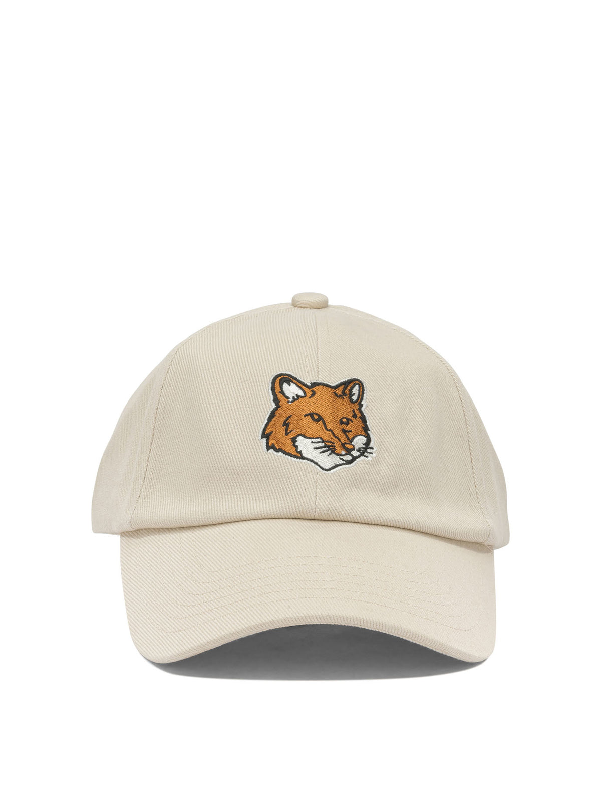 Maison Kitsuné "Fox Head" baseball cap - Beige