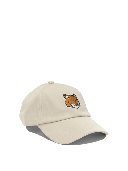 Maison Kitsuné "Fox Head" baseball cap - Beige