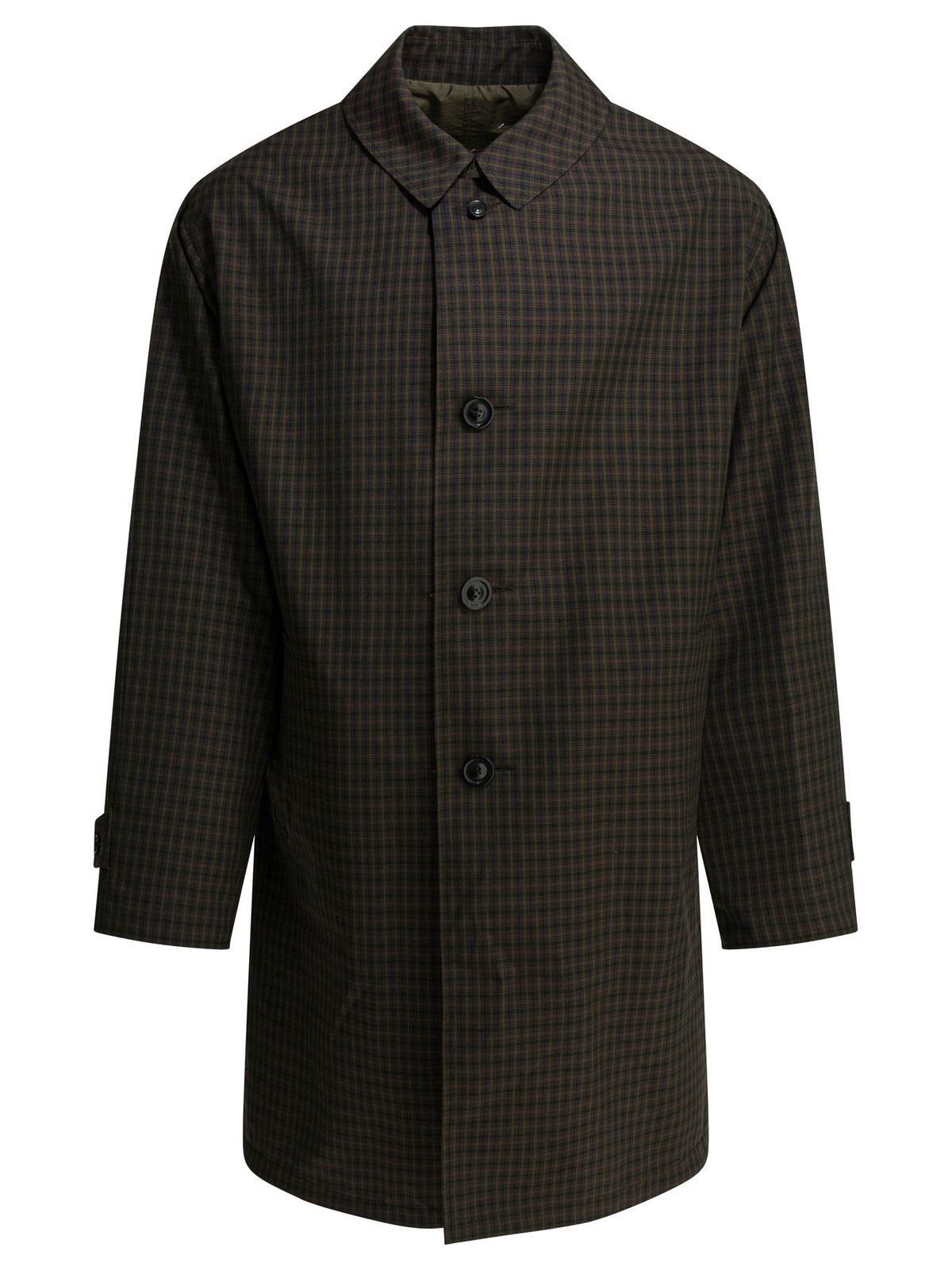 Maison Margiela Plaid raincoat - Green