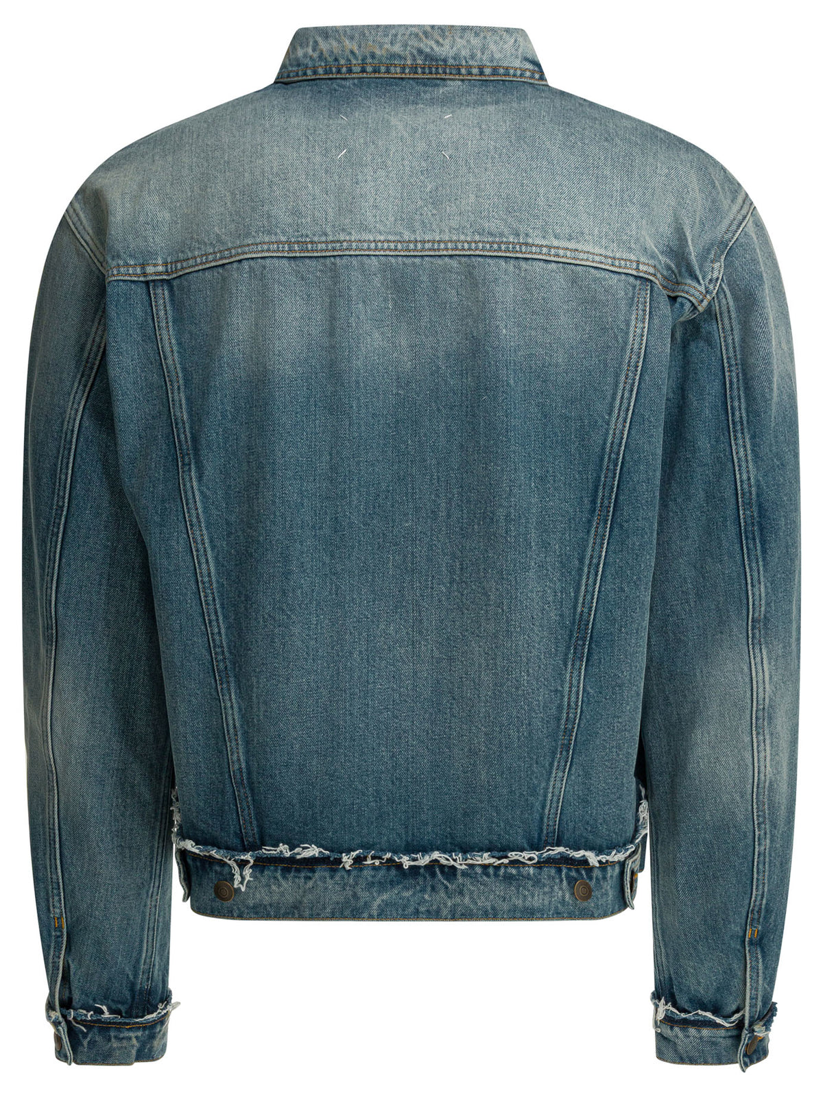 Maison Margiela Worn denim efect jacket - Blue