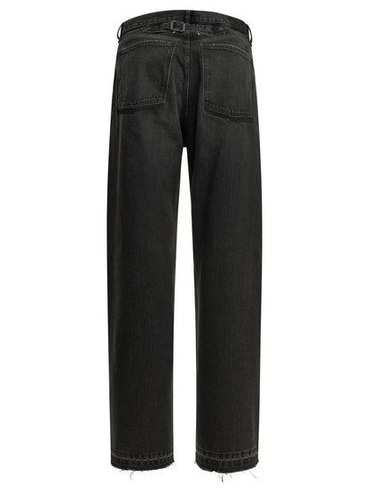 Maison Margiela "Memory of the Hem" Straight-leg jeans - Black