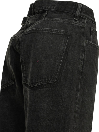 Maison Margiela "Memory of the Hem" Straight-leg jeans - Black