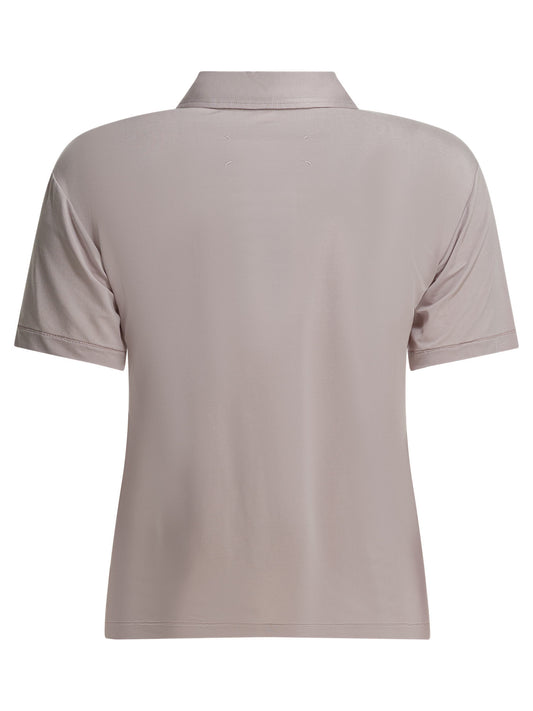 Maison Margiela Polo shirt with buttons - Pink