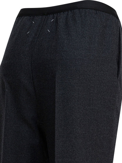 Maison Margiela Straight-leg pants in wool - Grey