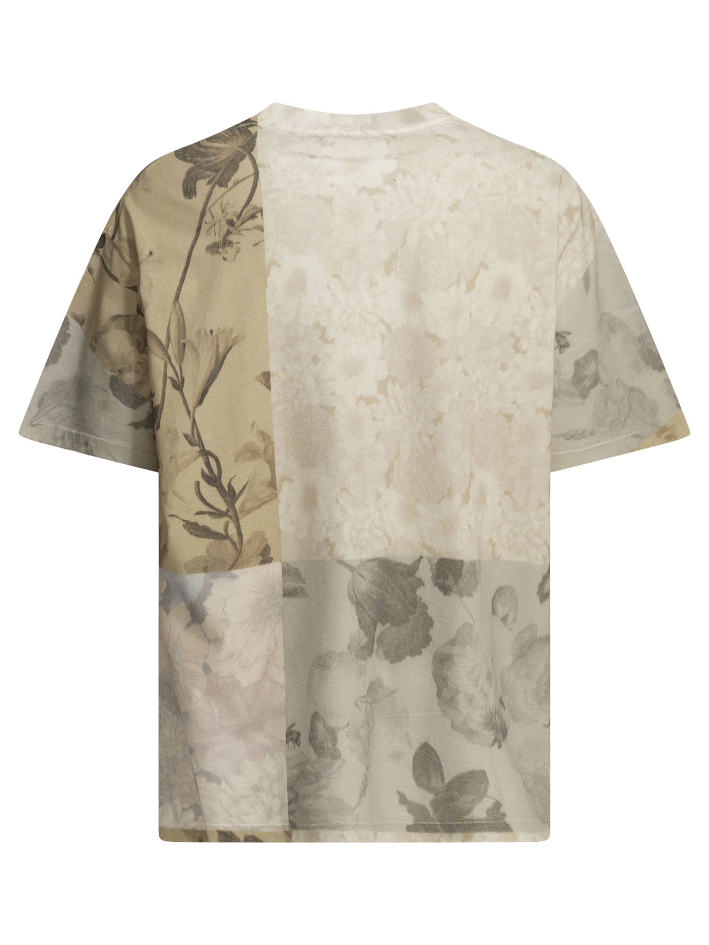 Maison Margiela Floral crewneck T-shirt - Beige