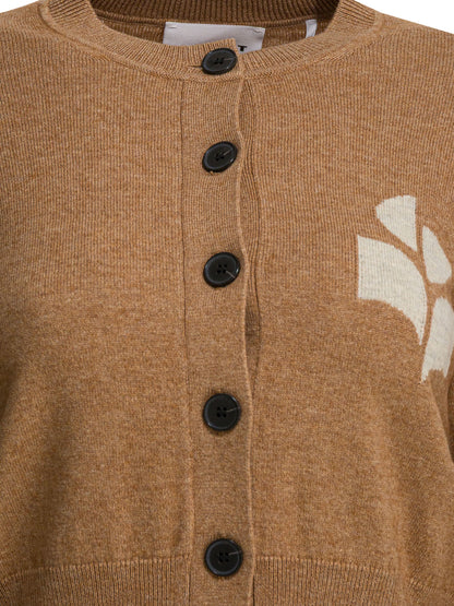 Marant éToile "Newton" Cardigan - Brown