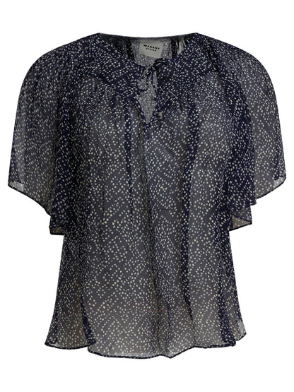 Marant éToile "Neslya" viscose blouse - Blue
