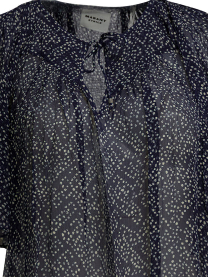 Marant éToile "Neslya" viscose blouse - Blue
