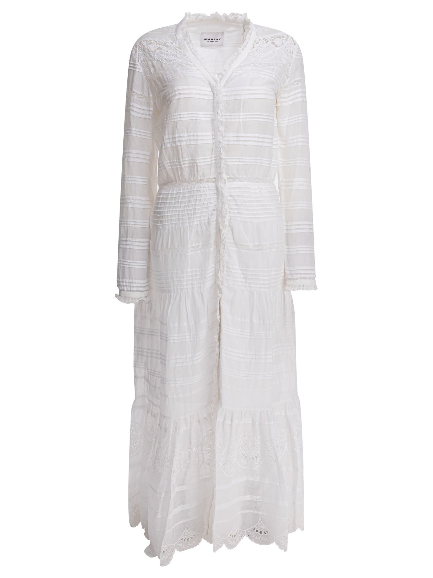 Marant éToile Cotton chemise dress - White