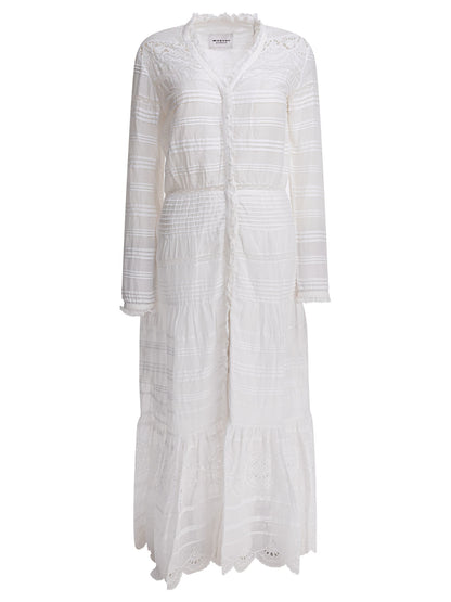 Marant éToile Cotton chemise dress - White