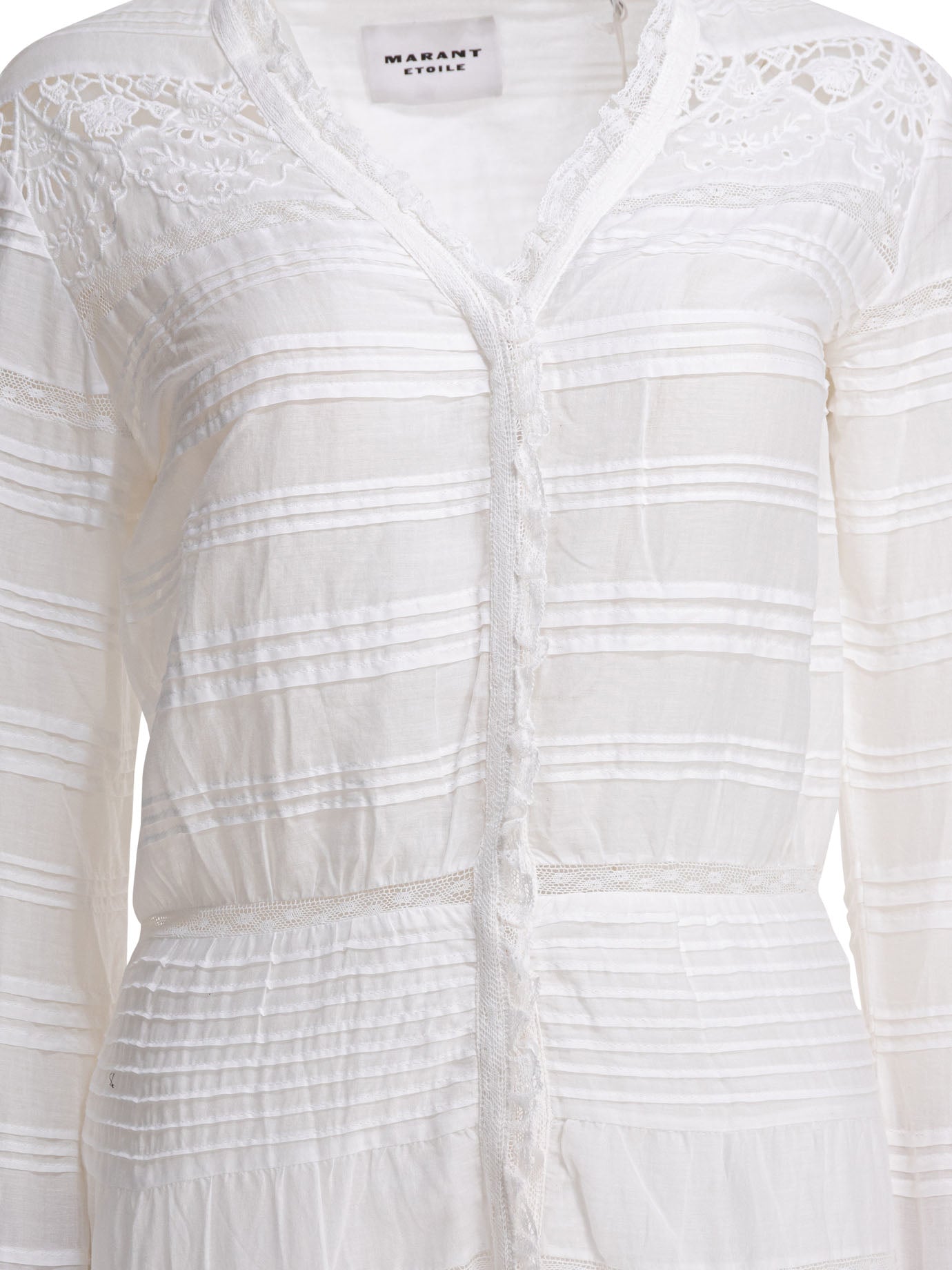 Marant éToile Cotton chemise dress - White