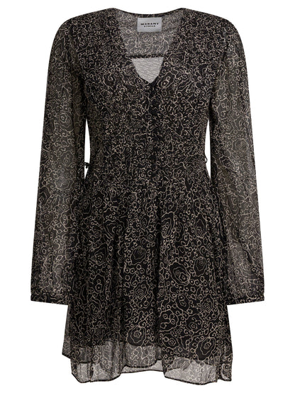 Marant éToile "Loriena" short dress - Black