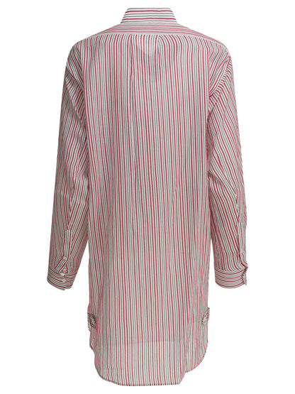 Marant éToile Striped chemisier dress - Red