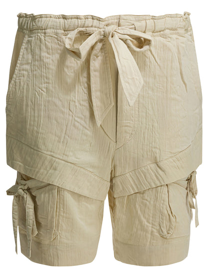 Marant éToile "Bermia" cargo shorts - Beige