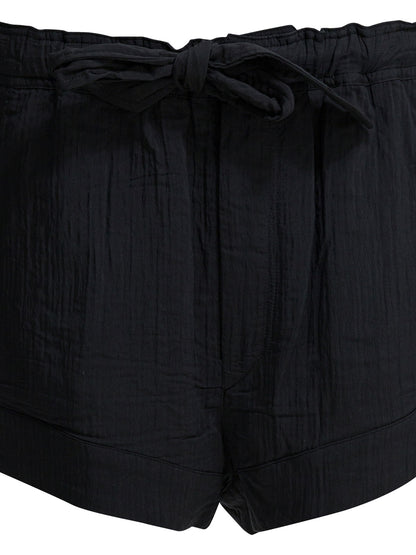 Marant éToile "Birva" shorts with laces - Black