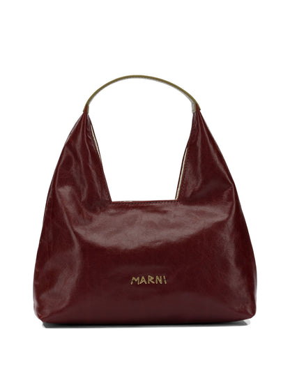 Marni Small "Trapeze" shoulder bag - Bordeaux