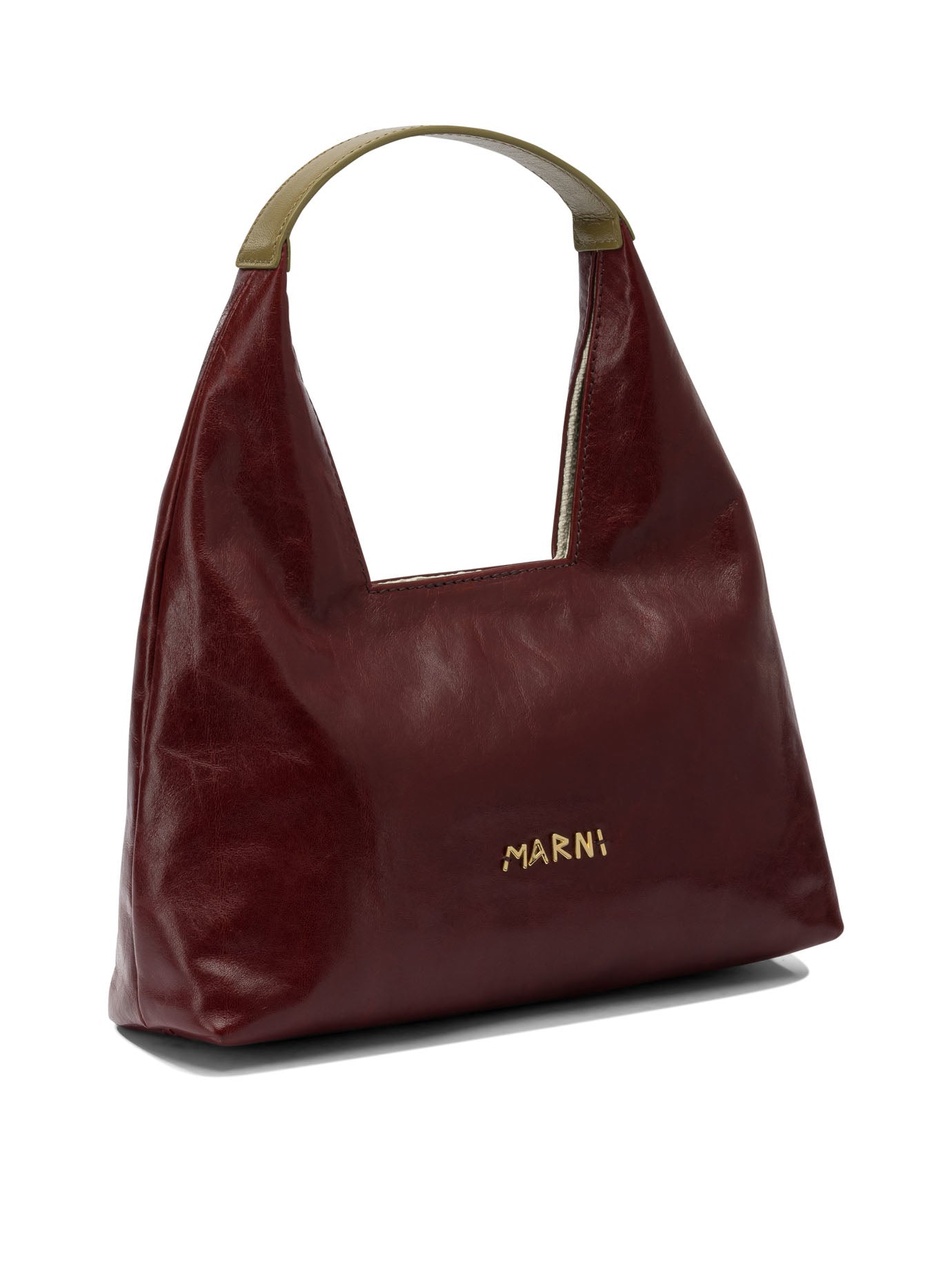 Marni Small "Trapeze" shoulder bag - Bordeaux