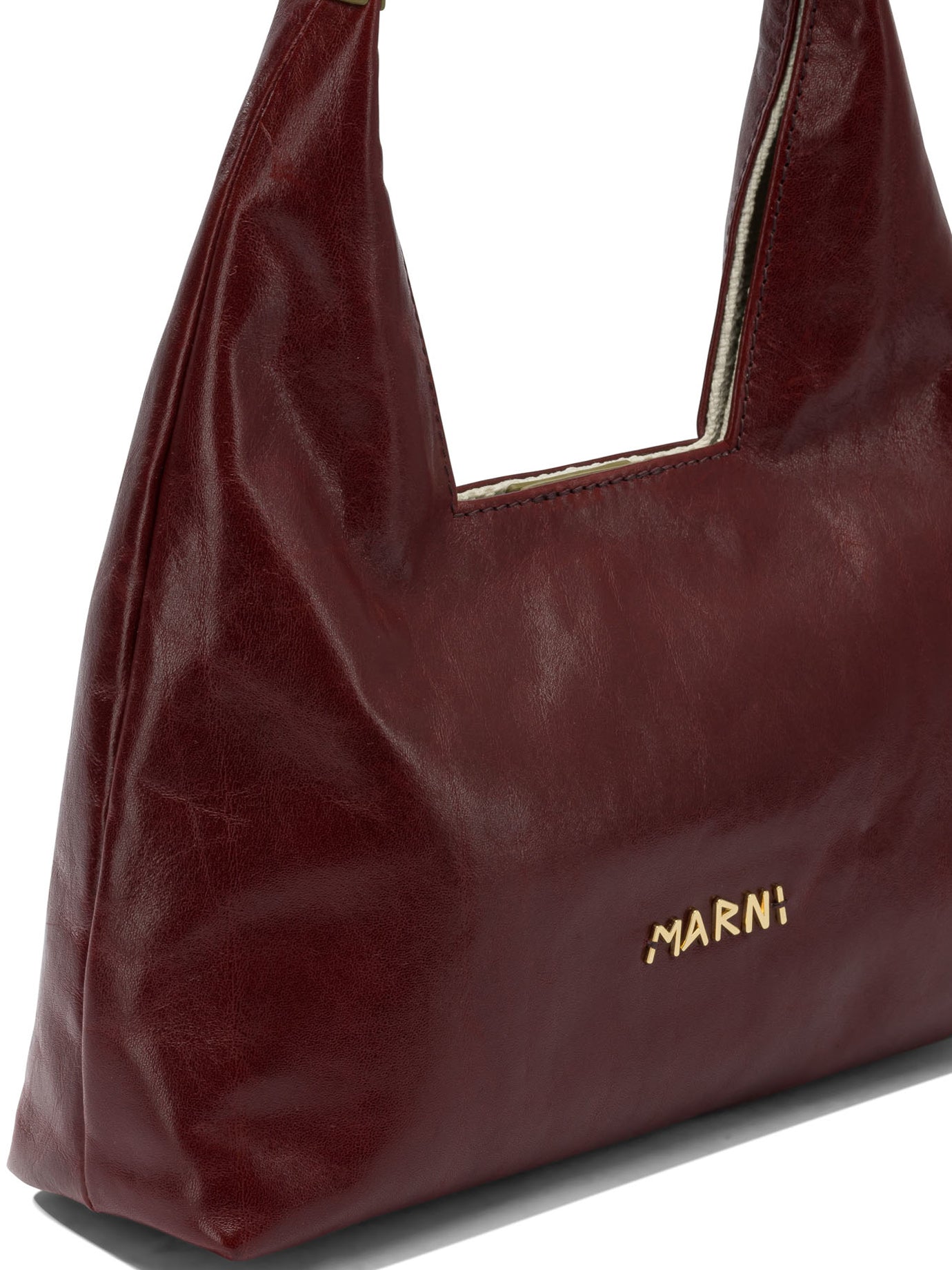 Marni Small "Trapeze" shoulder bag - Bordeaux