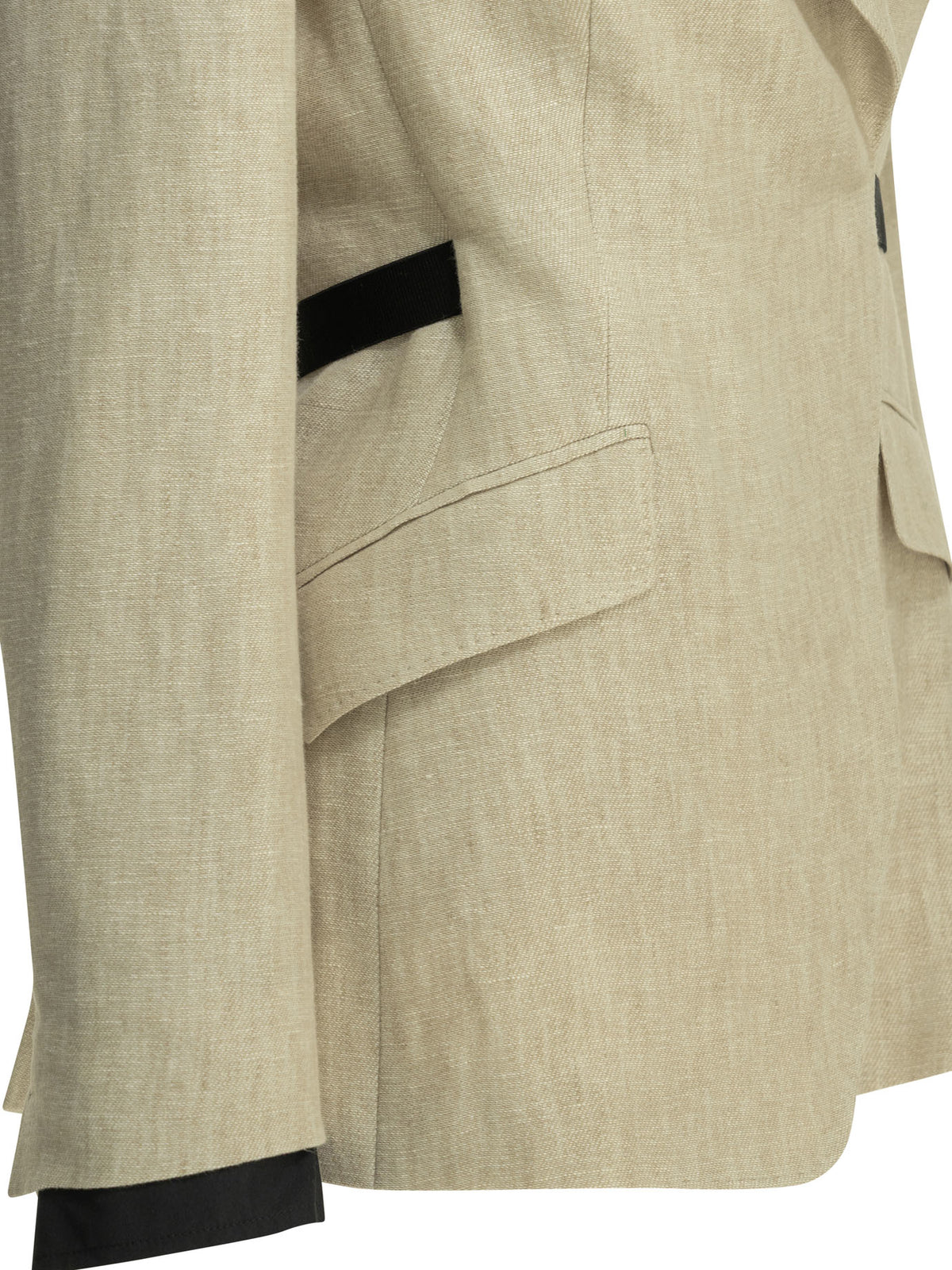 Max Mara Linen double-breasted blazer - Beige