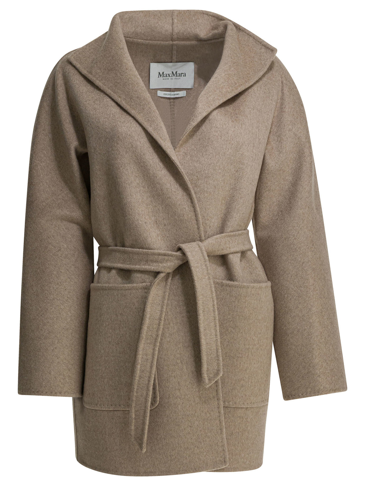 Max Mara Short cashmere coat - Beige
