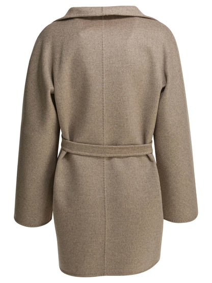 Max Mara Short cashmere coat - Beige