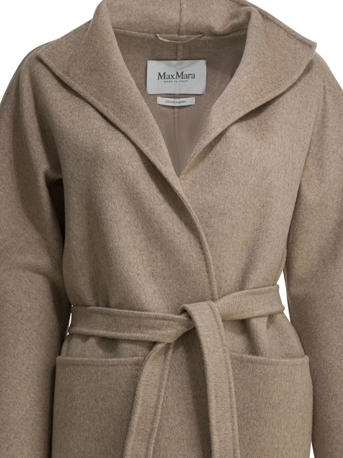 Max Mara Short cashmere coat - Beige