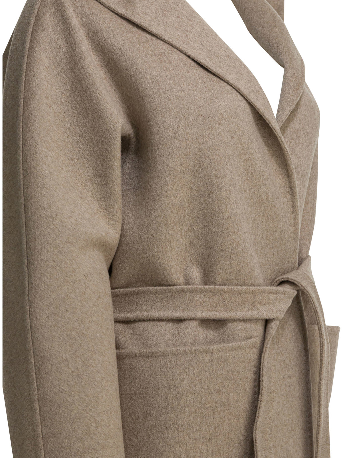 Max Mara Short cashmere coat - Beige