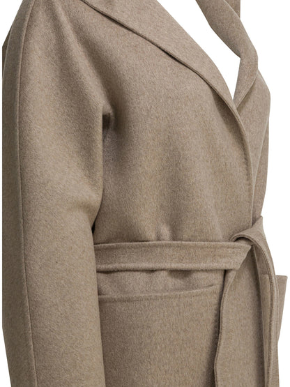 Max Mara Short cashmere coat - Beige