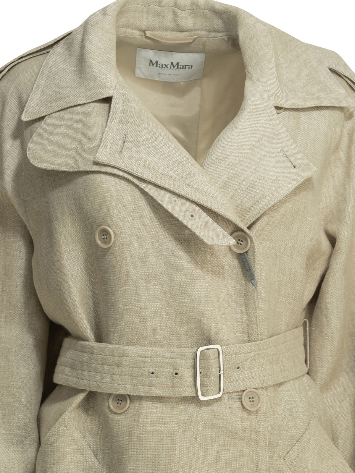 Max Mara Lightweight pure linen jacket - Beige
