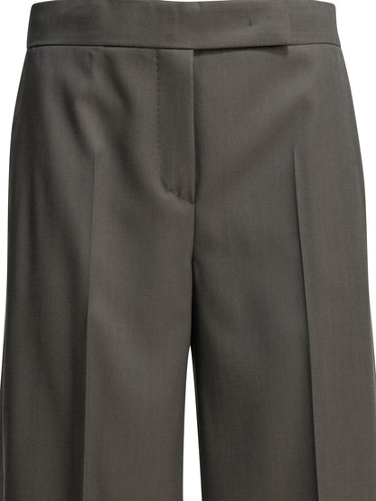 Max Mara Wool tailored pants - Grey