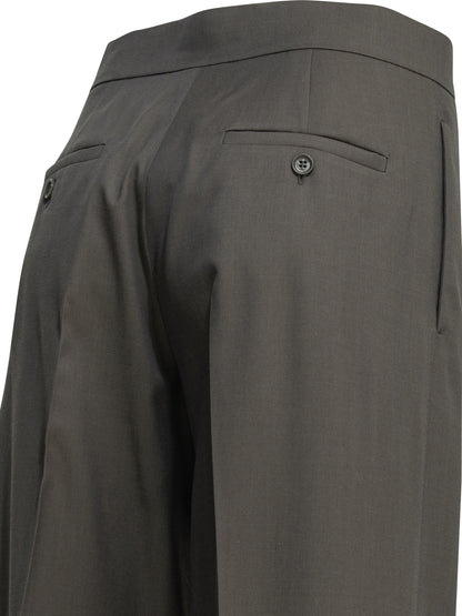 Max Mara Wool tailored pants - Grey