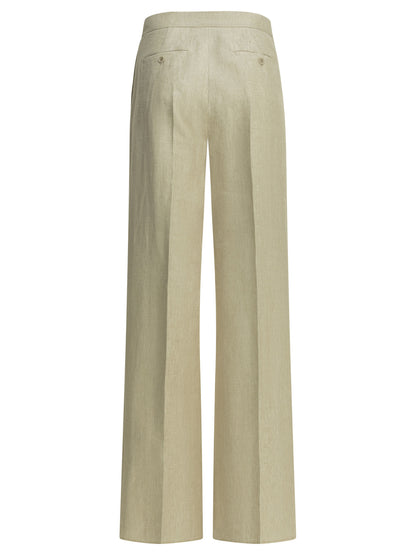 Max Mara Linen tailored pants - Beige