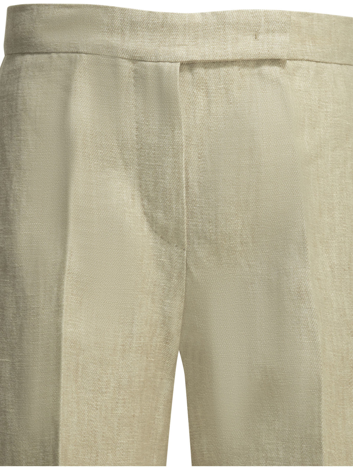Max Mara Linen tailored pants - Beige