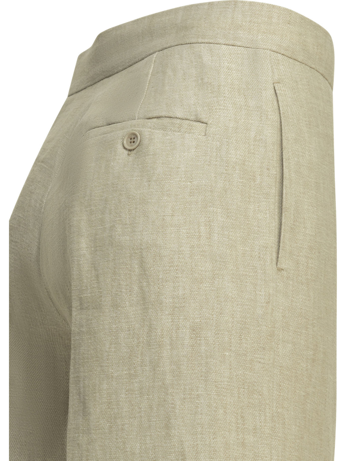 Max Mara Linen tailored pants - Beige